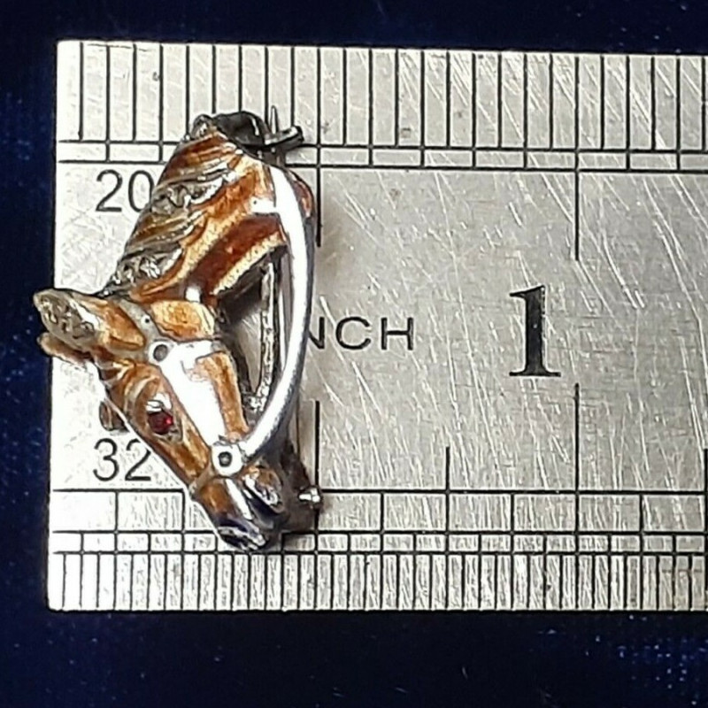 Alice Caviness Sterling Silver Designer Horse Pin Brooch Alice Caviness Sterling Silver Designer Horse Pin Brooch