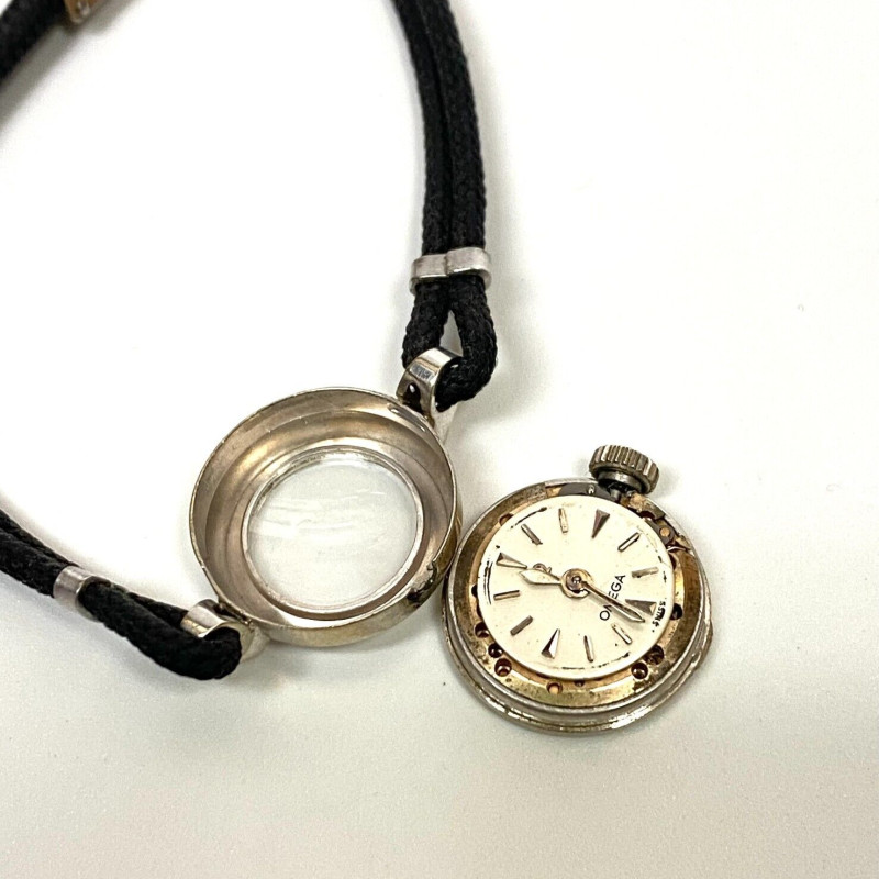 OMEGA Ladymatic Manual Wind Wristwatch, 14K Gold With initials W.L.S. OMEGA Ladymatic Manual Wind Wristwatch, 14K Gold With initials W.L.S.