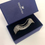 SWAROVSKI Ladies Fit White Stainless Steel Bangle