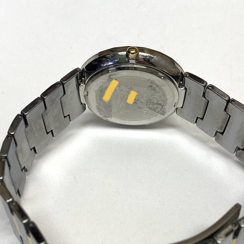 Rado Jubile Gold Plated Bezel Hi Tech Ceramic Scratch Proof Water Sealed Watch