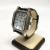 Black Leather Band Mother of Pearl Pace Diamond Bezel Watch Black Leather Band Mother of Pearl Pace Diamond Bezel Watch