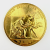 RARE NAPOLEON II GILDED BRONZE MEDAL 1811 BIRTH OF THE KING OF ROME