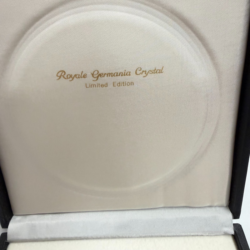 Vintage Brown 1974 Royale Germania Crystal Limited Edition Squirrels Plate 6.2"