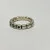Pandora Band Ring Size 6.5 Black Stone Sterling Silver