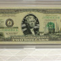 Uncirculated Series 2003A $2 Bill Connecticut with Clear Case Holder