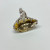 Yellow Citrine Rhodium Over 925 Silver Ring