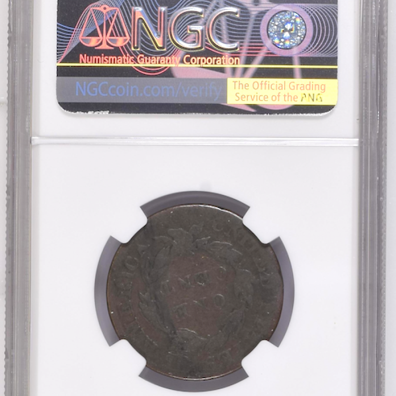 NGC AG 3 BN  1825 1C CORONET HEAD