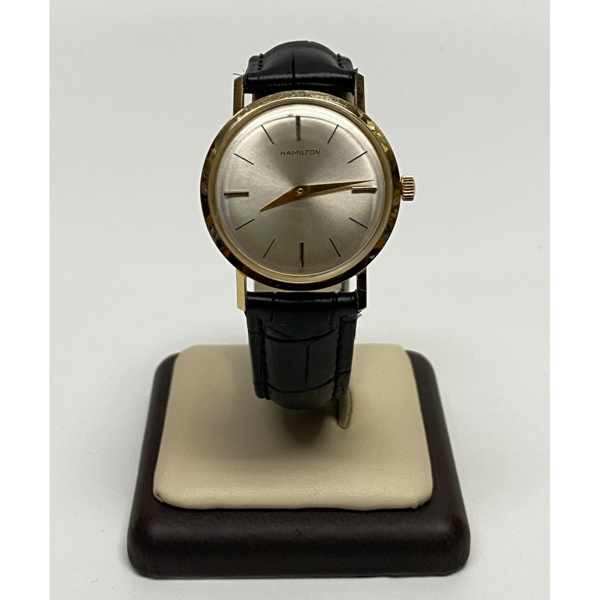 Vintage 14k Yellow Gold Hamilton 34mm, Solid case Watch