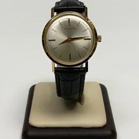 Vintage 14k Yellow Gold Hamilton 34mm, Solid case Watch