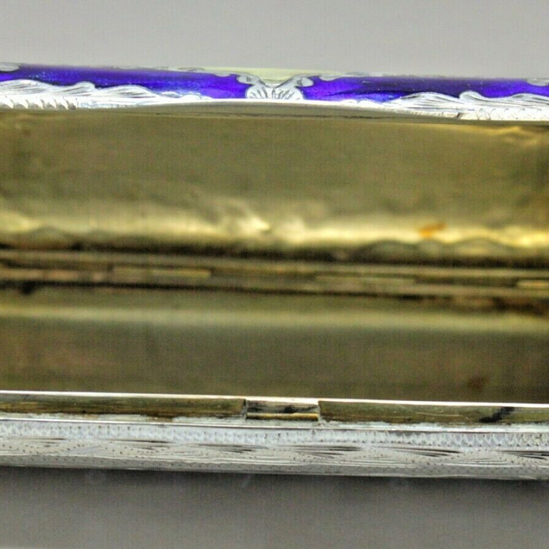 Antique Multi Colored Romeo & Juliet Sitting By Tree Open Box Sterling Silver Antique Multi Colored Romeo & Juliet Sitting By Tree Open Box Sterling Silver