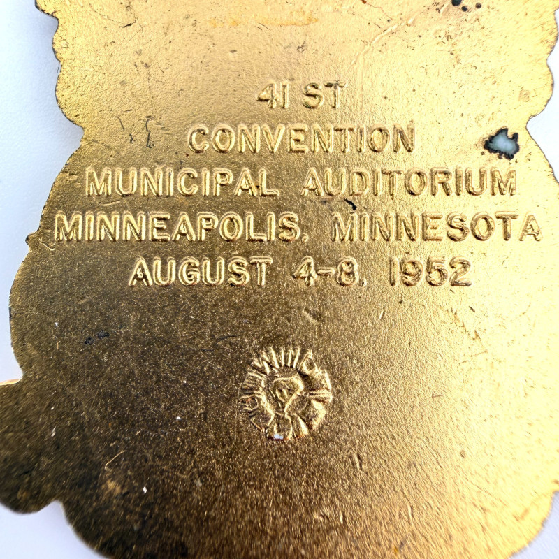 Vintage 1952 IATSE 41st Convention Medallion Minneapolis – Rare Union Collectib.