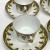Porcelain tea set of 4 cups and saucers by Gardner Moscow