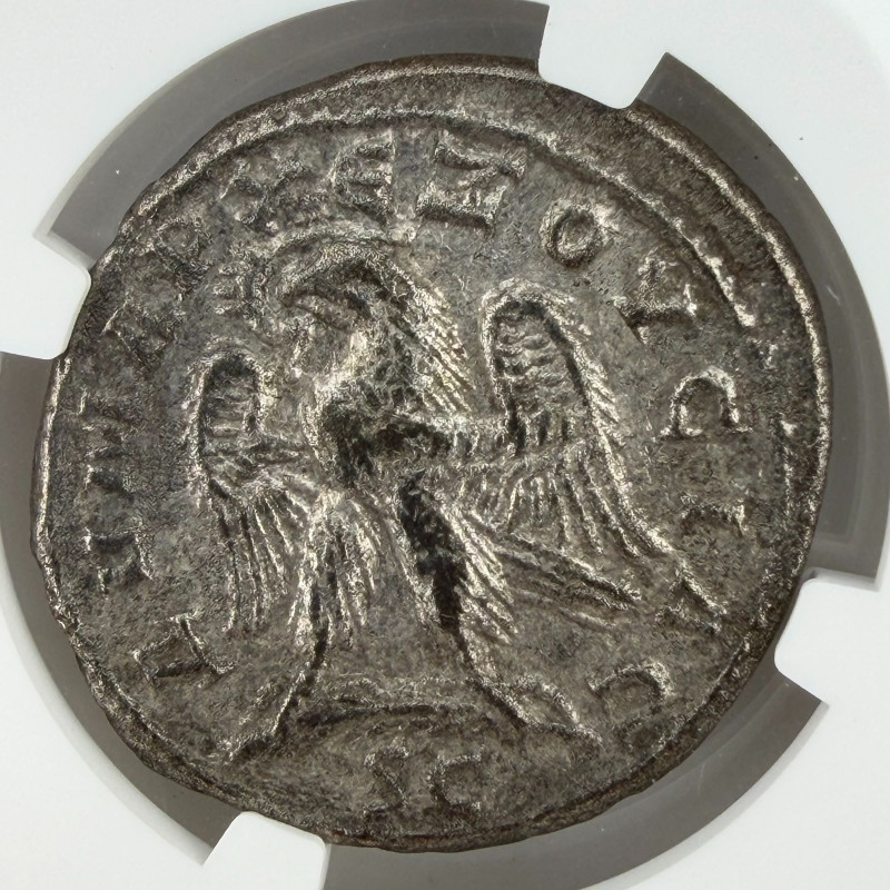 SYRIA, ANTIOCH Trajan Decius (AD 249-251) Bl Tetradrachm, NGC XF