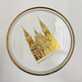 Vintage Orrefors Crystal Sweden Santiago De Compostela Limited Edition Plate