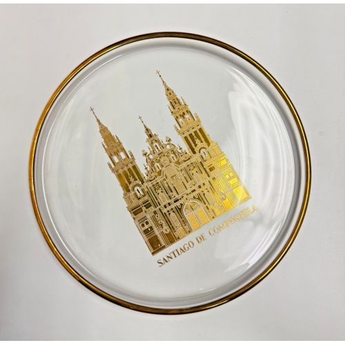 Vintage Orrefors Crystal Sweden Santiago De Compostela Limited Edition Plate Vintage Orrefors Crystal Sweden Santiago De Compostela Limited Edition Plate