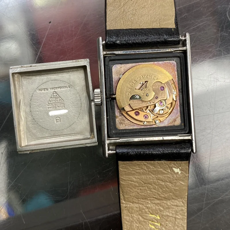 Omega De Ville Automatic 29×22mm Vintage Men's Watch Used Swiss Made