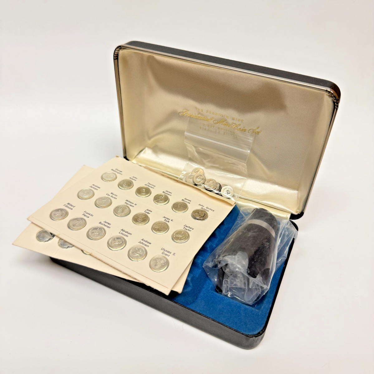 Franklin Mint Presidential Mini-Coin Set First Edition Sterling Silver 36 Coins
