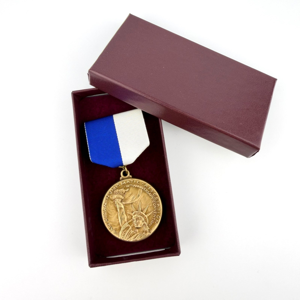 American Numismatic Association Convention 111th Ann. Small Medal NY 2002