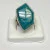 Vintage DTR China Blue Turquoise, Silver 925 Ring, Size 9