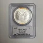 2005 American Silver Eagle PCGS MS70 Signed Mercanti First Strike