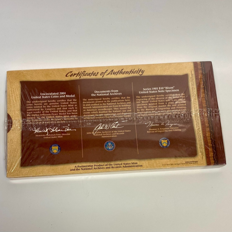 2004 Lewis & Clark Coinage & Currency Set. Sealed 2004 Lewis & Clark Coinage & Currency Set. Sealed