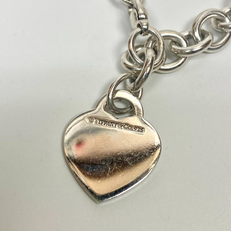 Tiffany&Co Sterling Silver Return To Tiffany Heart Tag Bracelet