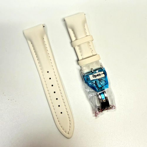 New Jacob & Co White Polyurethane Watch Strap Original Buckle 18mm New Jacob & Co White Polyurethane Watch Strap Original Buckle 18mm