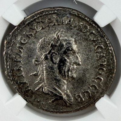 SYRIA, ANTIOCH Trajan Decius (AD 249-251) Bl Tetradrachm, NGC XF.#005 SYRIA, ANTIOCH Trajan Decius (AD 249-251) Bl Tetradrachm, NGC XF.#005