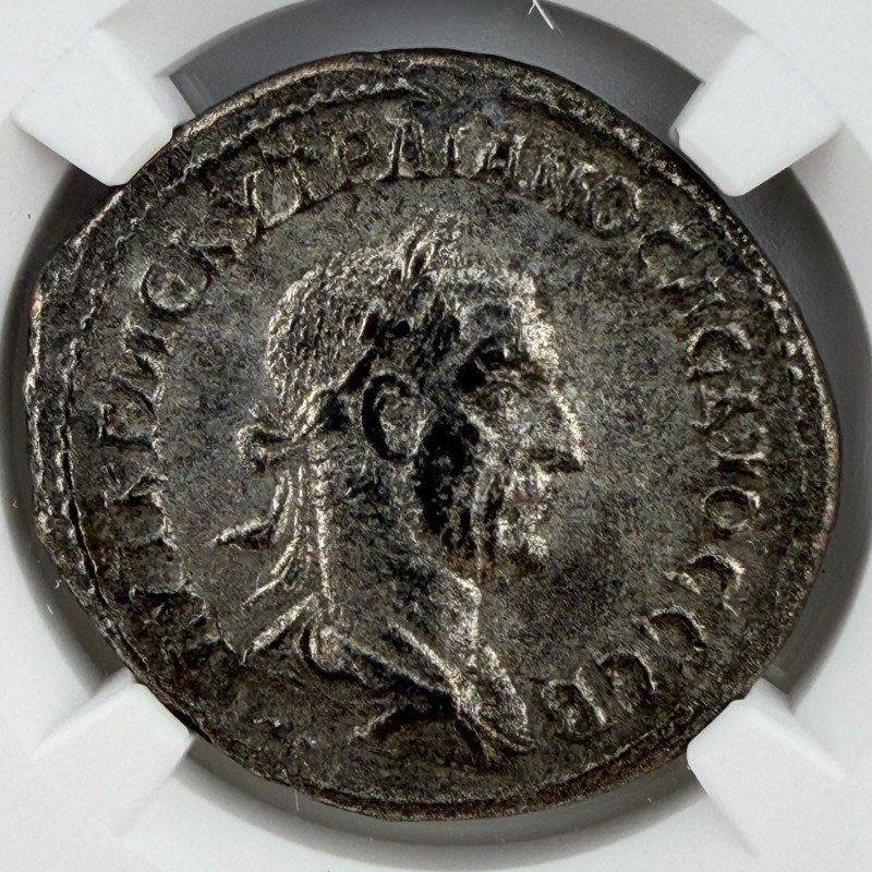 SYRIA, ANTIOCH Trajan Decius (AD 249-251) Bl Tetradrachm, NGC XF