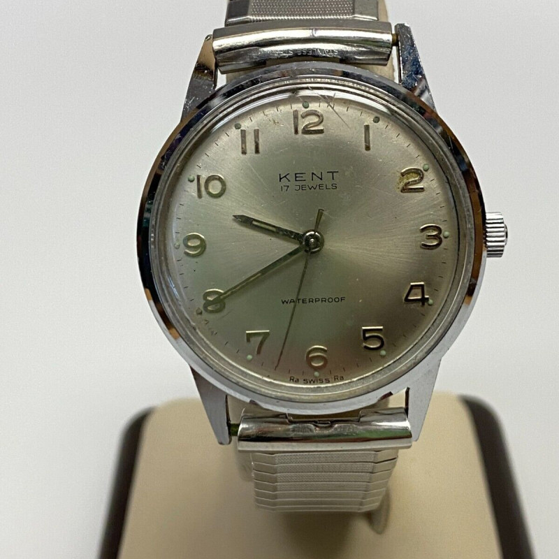 VINTAGE KENT 17JEWELS WATER PROOF SWISS WATCH 36mm VINTAGE KENT 17JEWELS WATER PROOF SWISS WATCH 36mm
