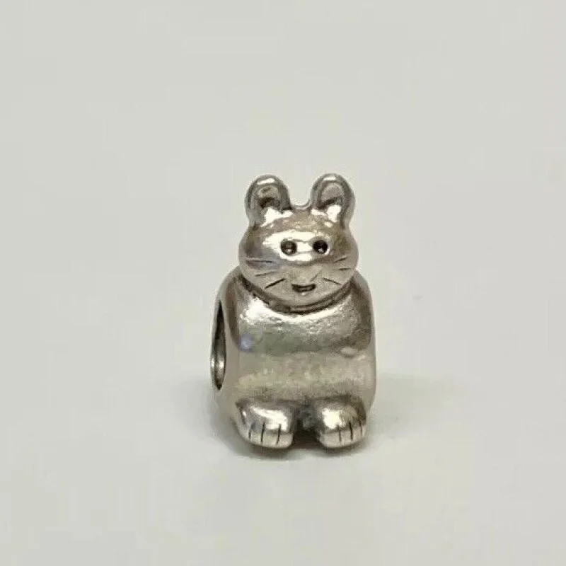 PANDORA Bunny Charm Bead Sterling Silver BUNNY PANDORA Bunny Charm Bead Sterling Silver BUNNY
