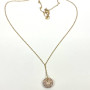SWAROVSKI CRYSAL BALL Pendant Necklace 18"
