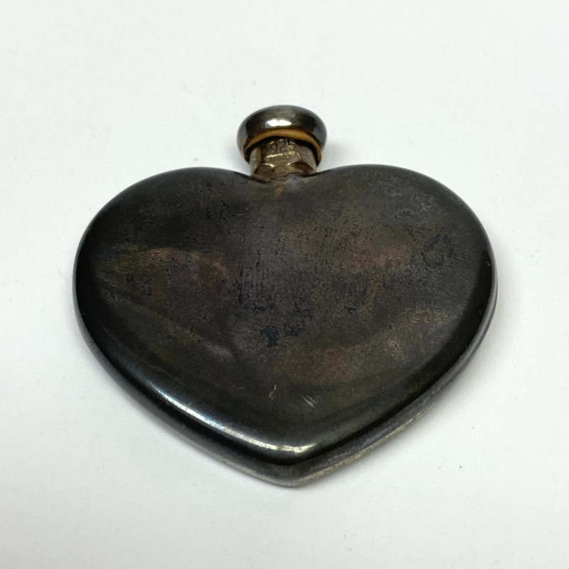 Vintage TIFFANY & Co Sterling Silver .925 Heart Perfume Bottle Funnel/Box Vintage TIFFANY & Co Sterling Silver .925 Heart Perfume Bottle Funnel/Box