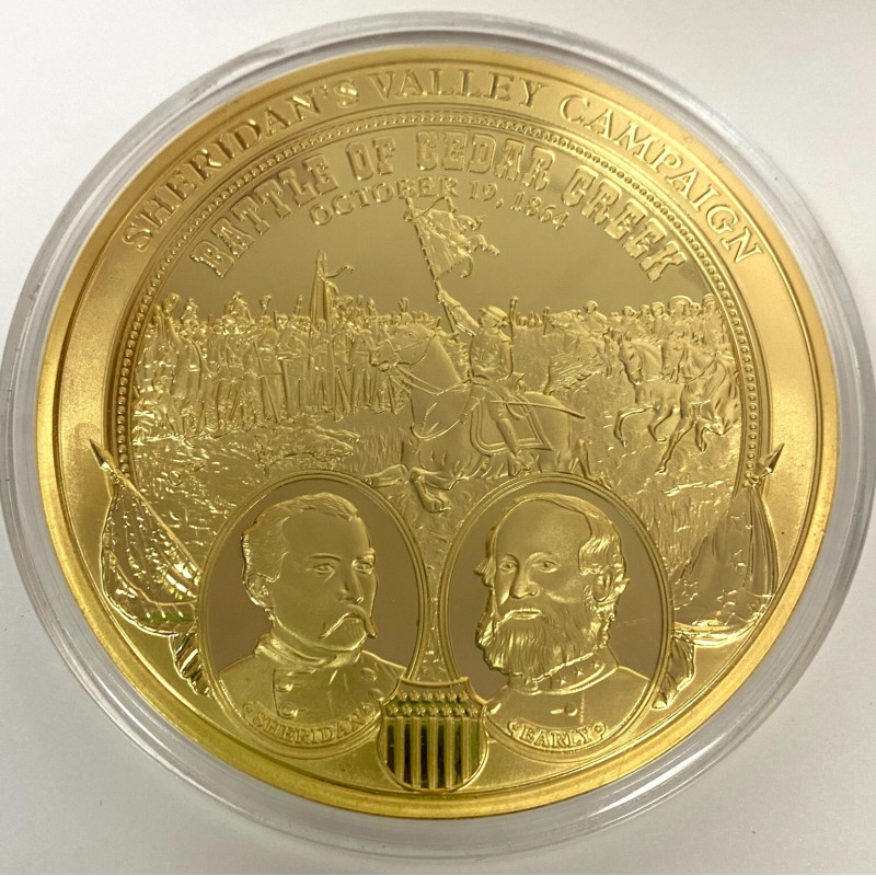 American Mint Layered 24k Gold Savannah Campaign American Civil American Mint Layered 24k Gold Savannah Campaign American Civil