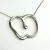 Tiffany & Co Sterling Silver Necklace Large Apple Elsa Peretti 16" Length Chain