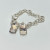 GUCCI Dog Tag Double Tag Bracelet SV925 made in Italy GUCCI Dog Tag Double Tag Bracelet SV925 made in Italy