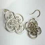 Genuine Tiffany Paloma Picasso Venezia Goldoni Quadruplo Silver Dangle Earrings