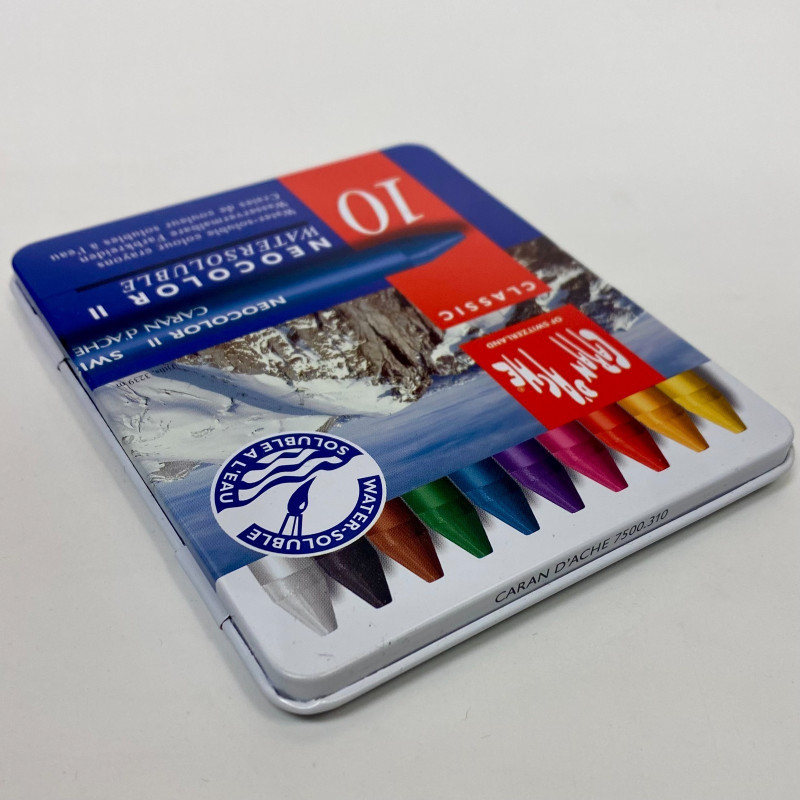 Caran d'Ache Neocolor II Water Soluble Wax Pastel | Set of 10 | 243103