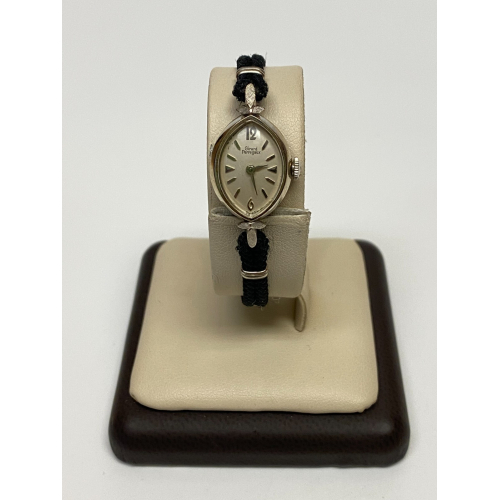 Antique Girard Perregaux 14K White Gold Ladies Wristwatch - GEMEX USA 10KT Band