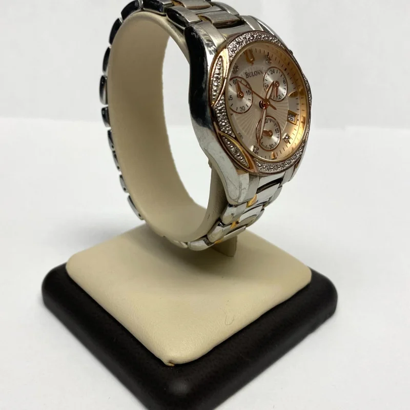 BULOVA  DIAMOND WATCH, Wrist size 6.25 inches