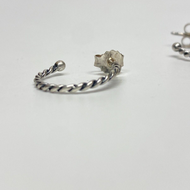 Pandora Compose Earring Collection Small Hoops Sterling Silver Pandora Compose Earring Collection Small Hoops Sterling Silver