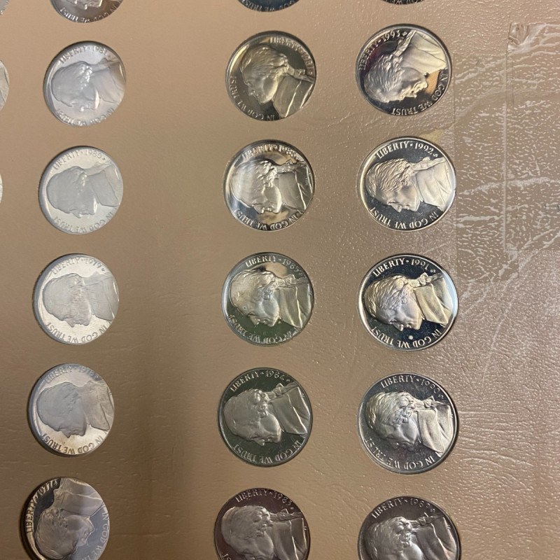 Dansco Album 7113 Jefferson Nickels 1938-1976 Coin Collectors, 158 coins