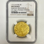 PERU 1712L 8 ESCUDOS NGC UNC DETAILS PIRATE GOLD COINS