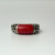 Vintage Tag Sterling Silver Red Coral ring, sz 7.0