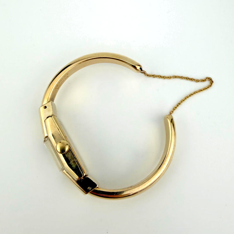 Art Deco Benrus 10K Gold Filled Bangle Watch Swiss 618744 Ladies