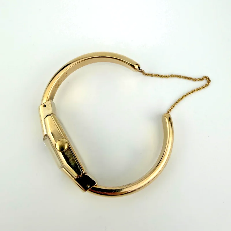 Art Deco Benrus 10K Gold Filled Bangle Watch Swiss 618744 Ladies