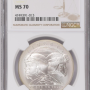 2011 S U.S ARMY S $ 1 NGC MS 70