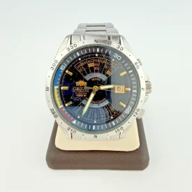 Rare watch Orient, Automatic, multi-calendar. Japan watch. 21 Jewels. Day-Date.
