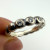 Pandora ALE Sterling Silver Hope CZ Stackable Band Ring Size 7.5