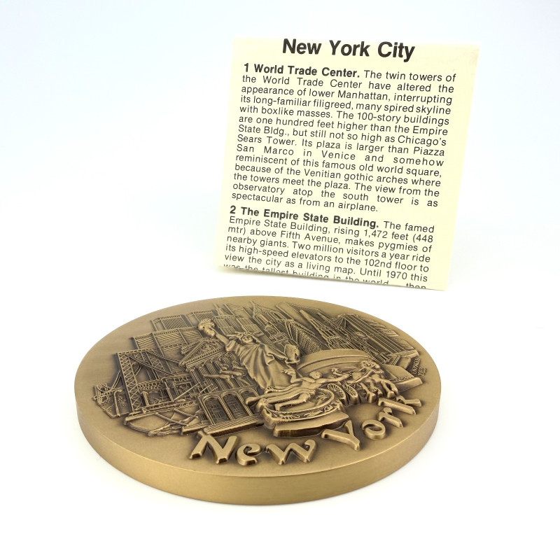 2002 A.N.A. BRONZE Convention Medal 111th - New York, Annual Convention